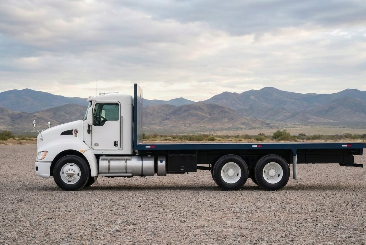 Camión Tortón con plataforma de 15 toneladas, 8 metros de largo